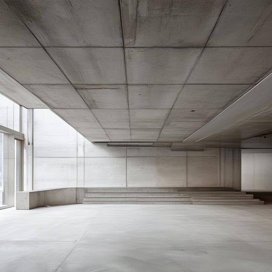 concrete ceiling